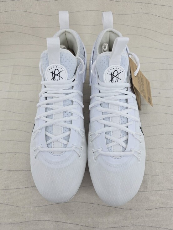 Nike Mens LAX Lacrosse Cleats Huarache 9 Elite Low LAX White FD0089-101 Size 8 main image 6